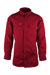 DHS6RE | Mens Lapco 6.5 oz DH Shirt | Red 