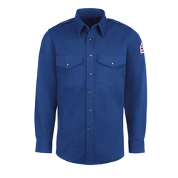 SES2RB | Mens Bulwark Snap-Front Deluxe Shirt | Royal Blue 